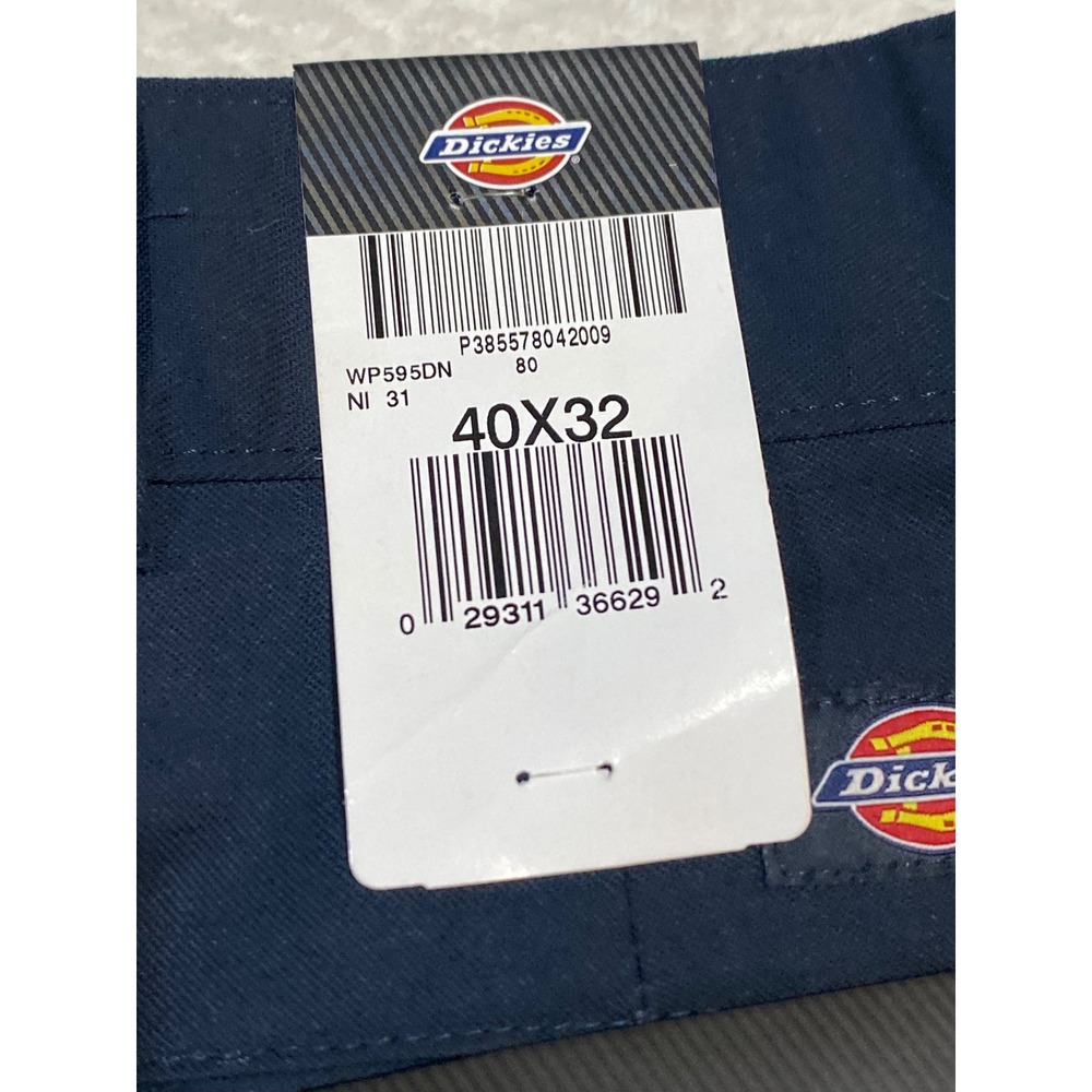 Dickies Flex Regular Straight Fit Cargo Pants Dark Navy 40x32 WP595DN Mens NEW - Picture 11 of 11